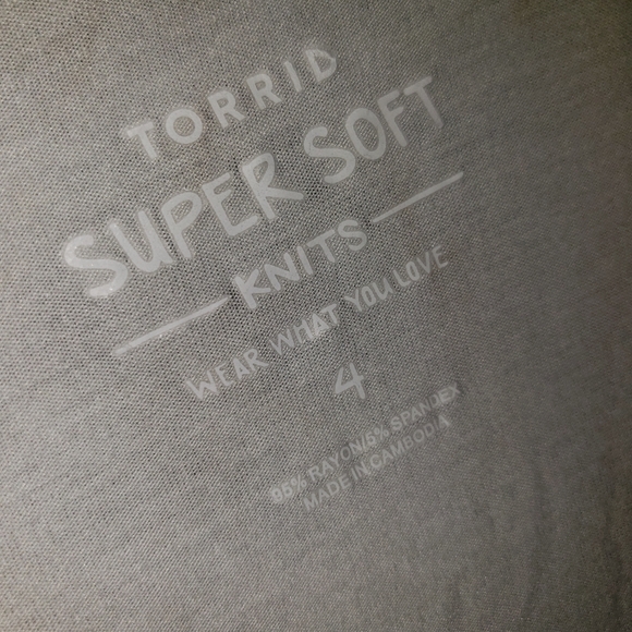 Plus Size 4X Torrid Super Soft Duster cardigan - Picture 6 of 6